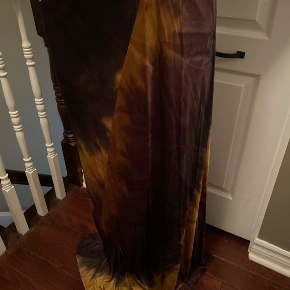 Brown /copper colour dress size M-L - Picture 3 of 7